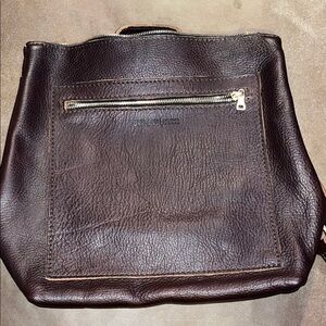 Portland leather coldbrew  Leather Backpack